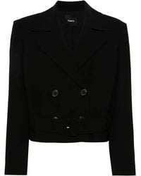 Theory - Crop Db Trench.admir Clothing - Lyst