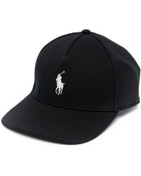 Polo Ralph Lauren Honkbalpet Met Geborduurd Logo - Zwart