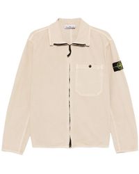 Stone Island - Patch-Pocket Zip Overshirt - Lyst