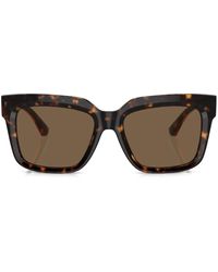 Burberry - Tortoiseshell Square-Frame Sunglasses - Lyst