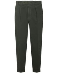 Berwich - Pleated Turn-Up Trousers - Lyst
