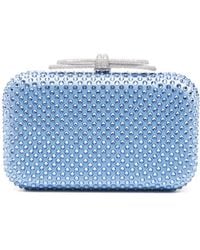 Mach & Mach - Crystal-Embellished Clutch Bag - Lyst