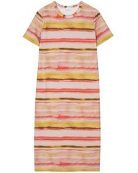 PS by Paul Smith - Sunray Striped T-shirt Dress - Lyst