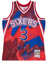 Mitchell & Ness - X Nba 76ers 1996 Allen Iverson Hyper Hoops Swingman タンクトップ - Lyst