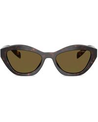 Prada - Logo-Detail Cat-Eye Sunglasses - Lyst