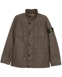 Stone Island - Cotton Blend Jacket - Lyst