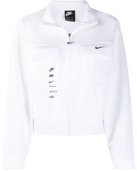 Nike Giacca crop con stampa - Bianco