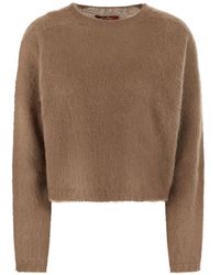 Max Mara - Pull En Maille À Effet Brossé - Lyst