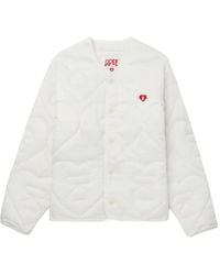 A Bathing Ape - Heart Quilted Jacket - Lyst