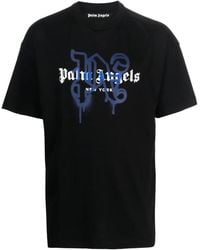 Palm Angels - New York モノグラム Tシャツ - Lyst