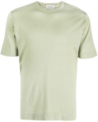 John Smedley - Katoenen T-shirt - Lyst