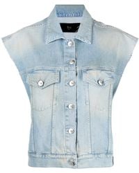3x1 - Sleeveless Denim Jacket - Lyst