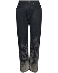John Richmond - Bleached-Hem Jeans - Lyst