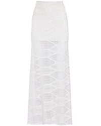 Amir Slama - X Jade Picon Geometric Openwork Skirt - Lyst