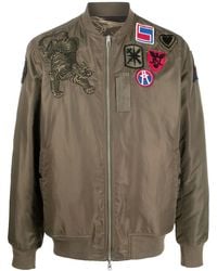 Maharishi - Patch-Detail Reversible Bomber Jacket - Lyst