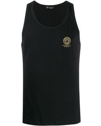 Versace - Trägershirt mit Medusa-Print - Lyst