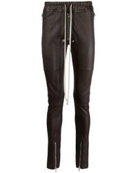 Rick Owens - Pantaloni skinny con coulisse - Lyst