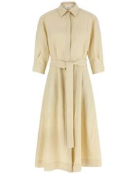 P.A.R.O.S.H. - Knotted Belt Shirt Dress - Lyst