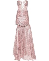 Maria Lucia Hohan - Robe Courte Kelly Froncée À Découpes - Lyst