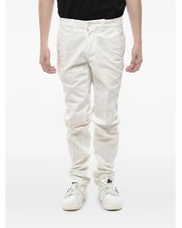 Corneliani - Cotton Twill Chino Trousers - Lyst
