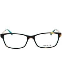 GUESS EYEWEAR - Rectangle-Frame Glasses - Lyst