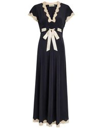 RIXO London - Marlice Lace Bow-Detail Mdi Dress - Lyst