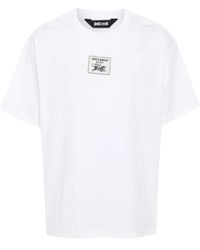 Just Cavalli - Logo-Patch Cotton T-Shirt - Lyst