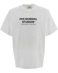 Pas Normal Studios - Camiseta Off-Race Con Logo De Algodón - Lyst