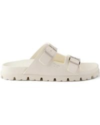 Prada - Rubber Slides - Lyst