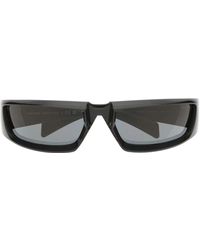 Prada - Logo-Print Square-Frame Sunglasses - Lyst