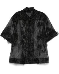 Simone Rocha - Sheer Shirt - Lyst