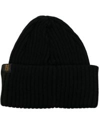 Comme des Garçons - X Batoner Beanie Aus Rippstrick Mit Logo-Patch - Lyst