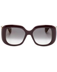 Cartier - Occhiali Da Sole Squadrati Panthère De Cartier - Lyst