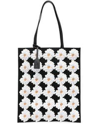 Moschino - Borsa Tote Con Applicazione A Fiori - Lyst
