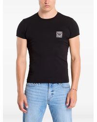EA7 - Logo-Detail T-Shirt - Lyst