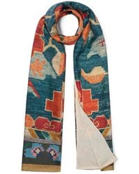 Pierre Louis Mascia - Aloewon Floral-Print Silk-Blend Scarf - Lyst