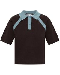 Samsøe & Samsøe - Sasimona Raglan-Sleeve Polo Shirt - Lyst