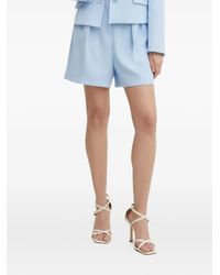 Patrizia Pepe - Pleated High-Waisted Shorts - Lyst