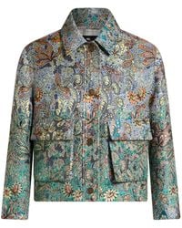 Etro - Chaqueta con motivo floral en jacquard - Lyst