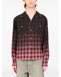 Maison Margiela - Check-Print Button-Up Shirt - Lyst