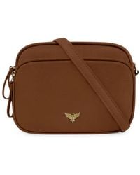 Apatchy London - Betty Grained-Leather Crossbody Bag - Lyst
