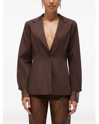 Blugirl Blumarine - Lace-Trim Blazer - Lyst