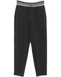 Panicale - Striped Drawstring Track Pants - Lyst