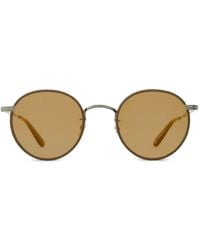 Garrett Leight - Wilson X Sun Round-Frame Sunglasses - Lyst