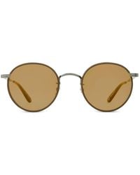 Garrett Leight - Wilson X Sun Round-Frame Sunglasses - Lyst