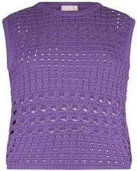 Liu Jo - Gehäkelter Pullover - Lyst