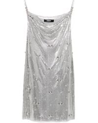 Versace - Aluminum Metal Mesh Dress - Lyst