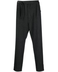 White Mountaineering - Cropped Tapered-leg Trousers - Lyst