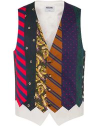 Moschino - Patchwork Waistcoat - Lyst