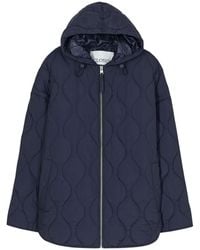 Closed - Quilted Oversized Jacket - Lyst